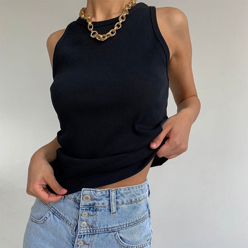 Damski tank top w prążki