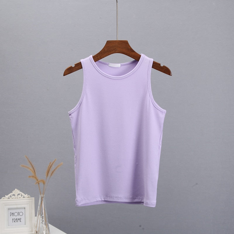 Damski tank top w prążki