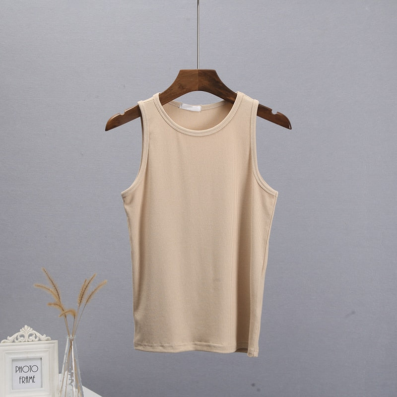 Damski tank top w prążki