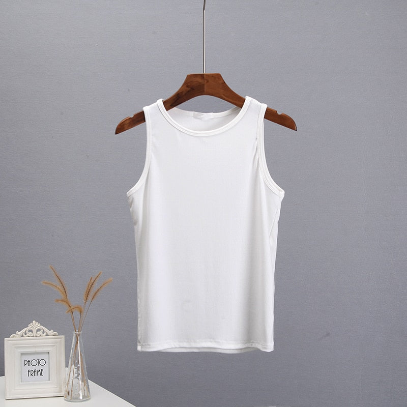 Damski tank top w prążki