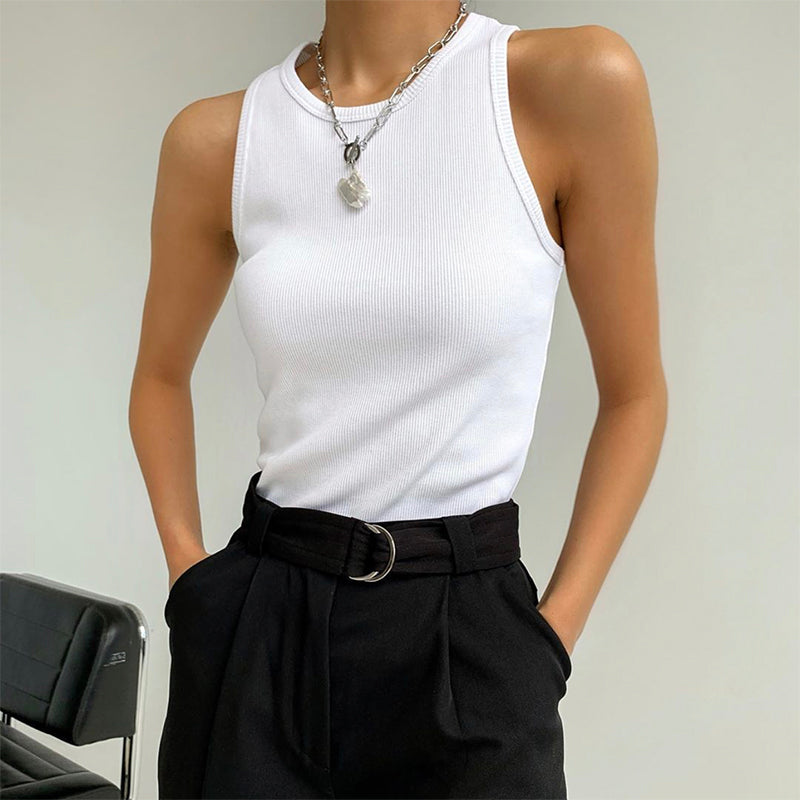 Damski tank top w prążki